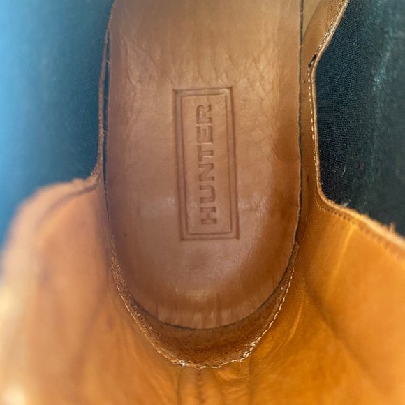 Hunter Black Leather Chelsea Boots Women's 7/US 38/EU - New WITHOUT Box - RARE! - Picture 5 of 6